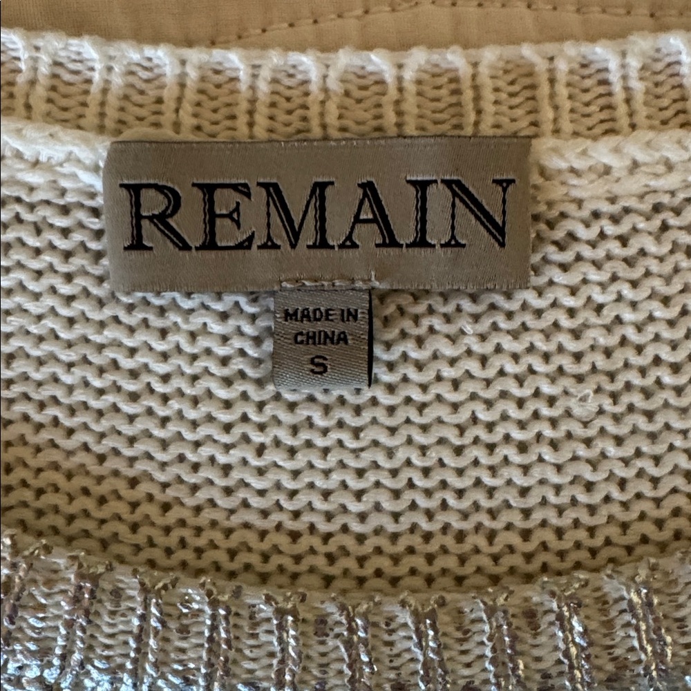 Metallic Silver Sweater - Picture 6 of 10